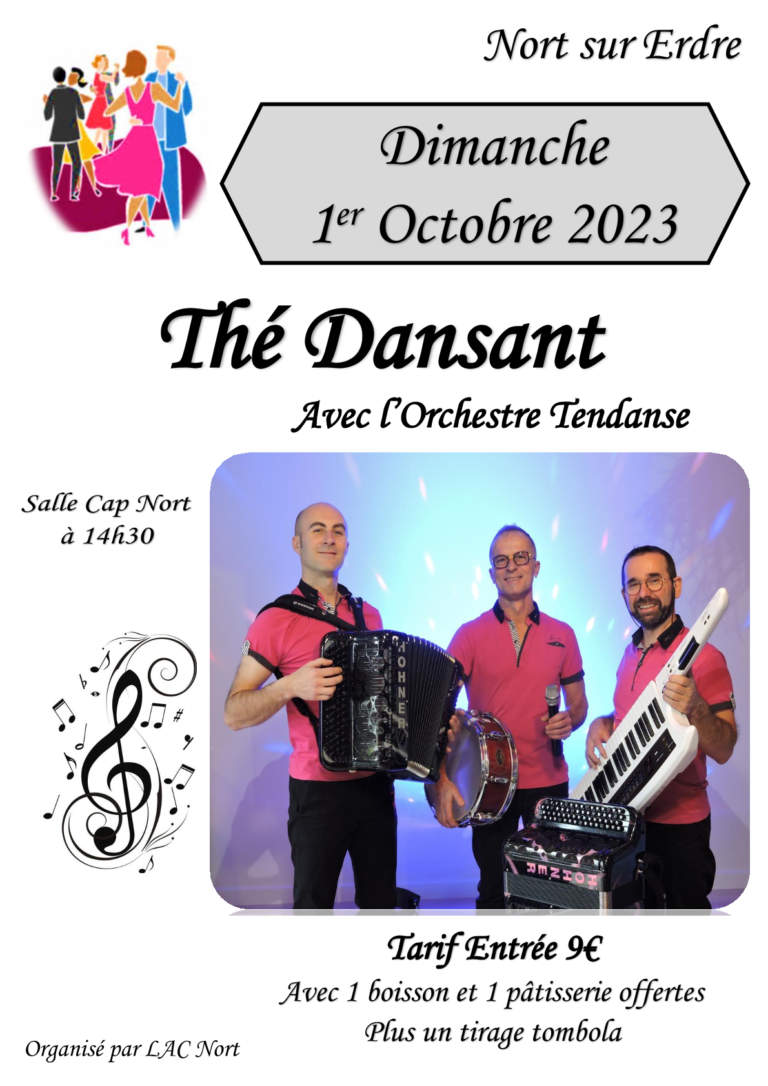 Thé Dansant Le 1er Octobre 2023 Loisirs Amitié Convivialité 