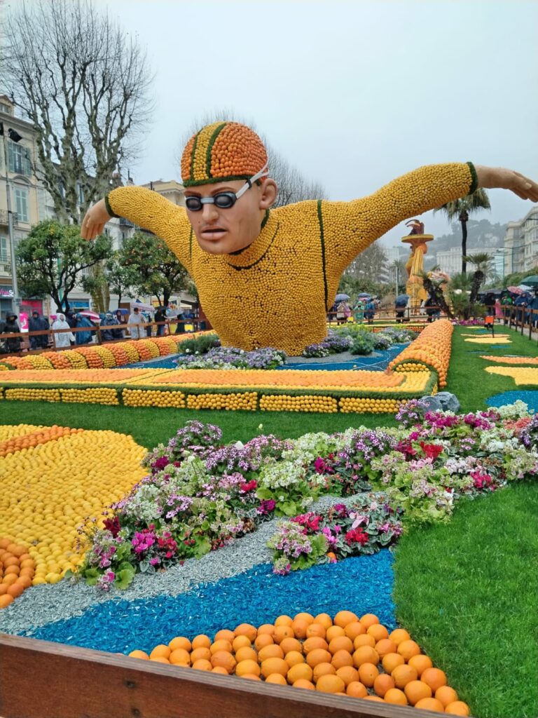 Photoreportage carnaval de Nice et fête du citron à Menton mars 2024