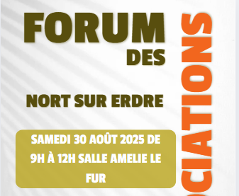 Le LAC présent au Forum des associations de Nort sur Erdre le samedi 30 août 2025