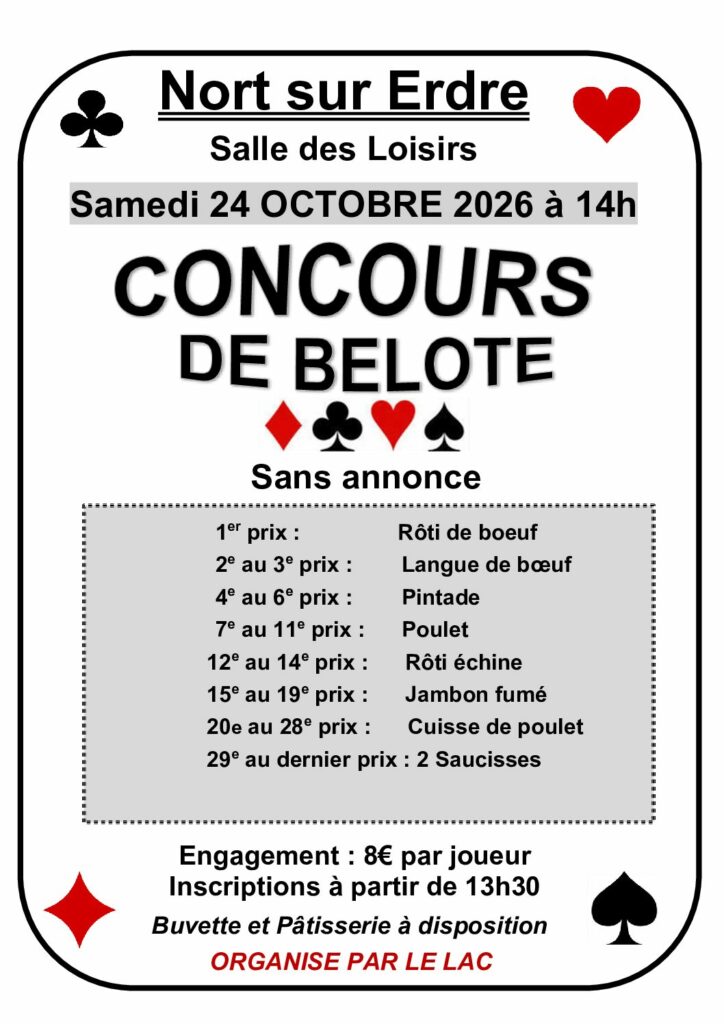 Concours de belote